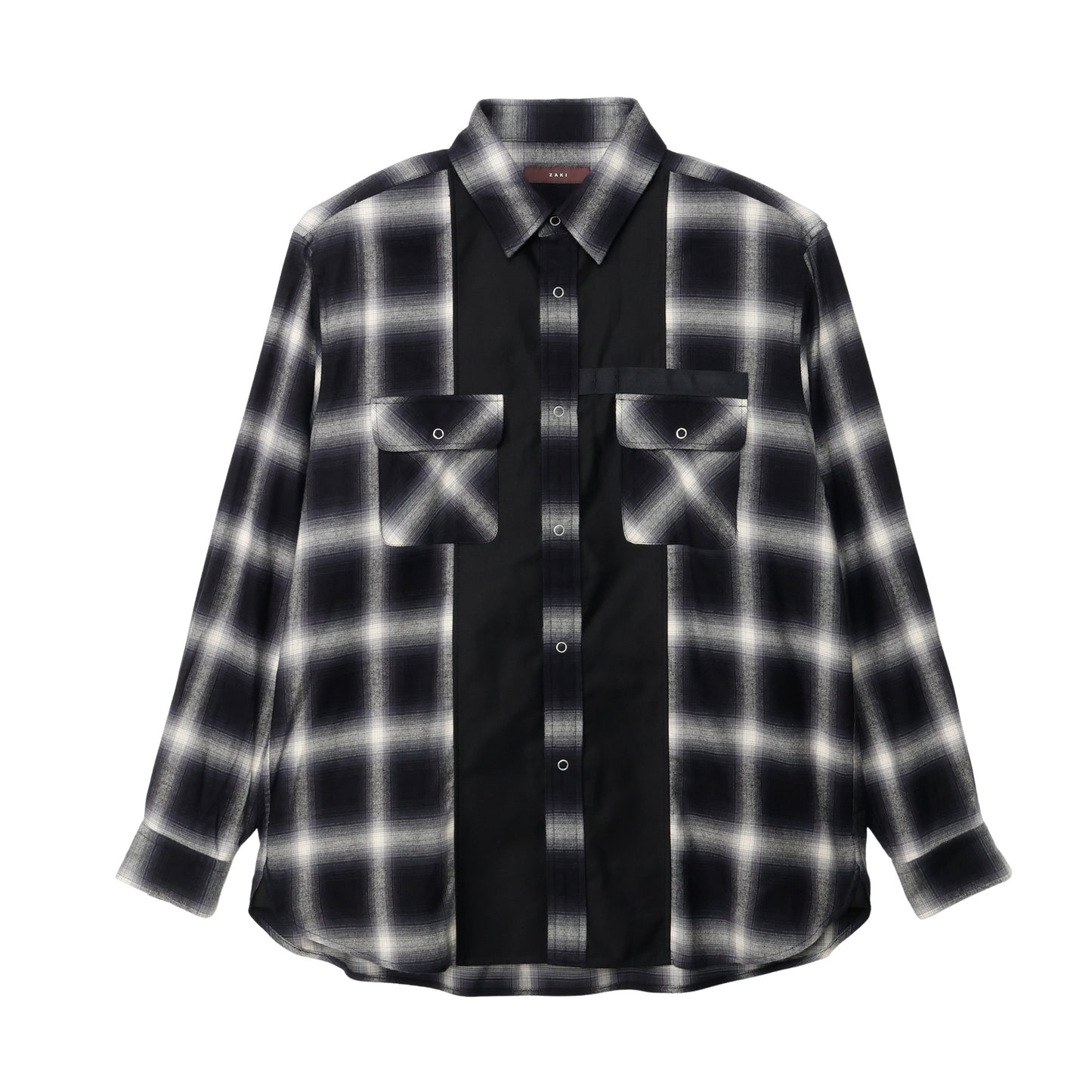 ZAKI-S0001 / ZAKI SHIRT / BLACK CHECK