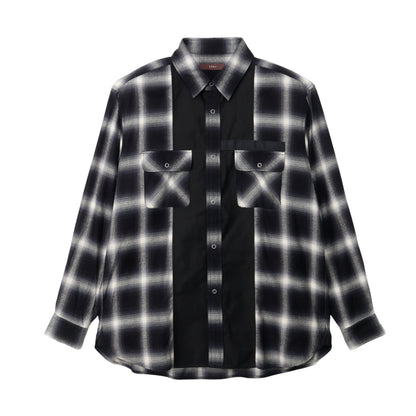 ZAKI-S0001 / ZAKI SHIRT / BLACK CHECK