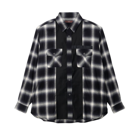 ZAKI-S0001 / ZAKI SHIRT / BLACK CHECK