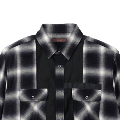 ZAKI-S0001 / ZAKI SHIRT / BLACK CHECK