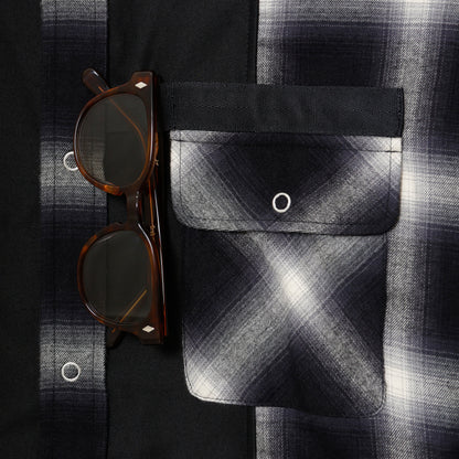 ZAKI-S0001 / ZAKI SHIRT / BLACK CHECK