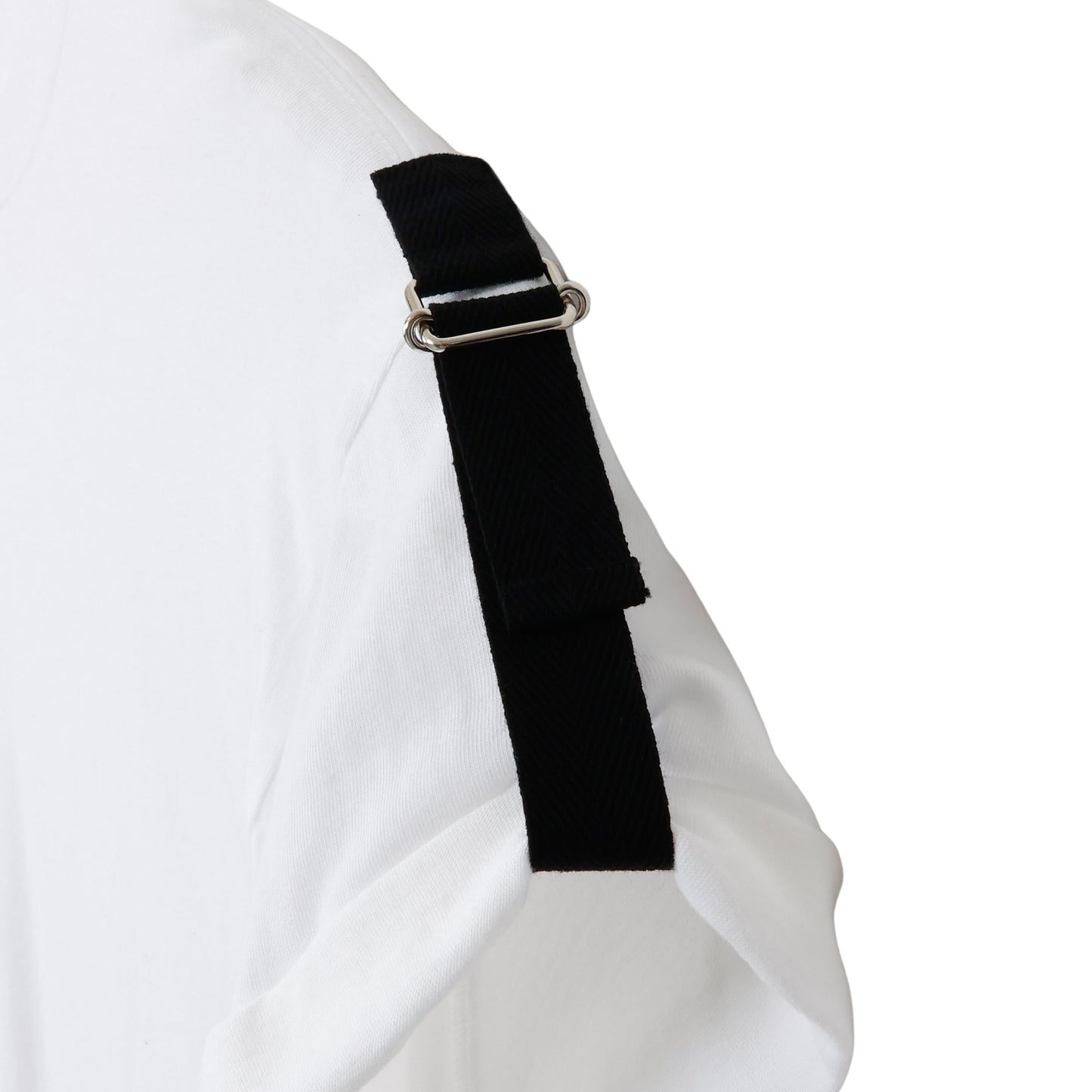 THE-T0015 / DOMUJI TEE  (ROLL UP MY SLEEVES ) / WHITE