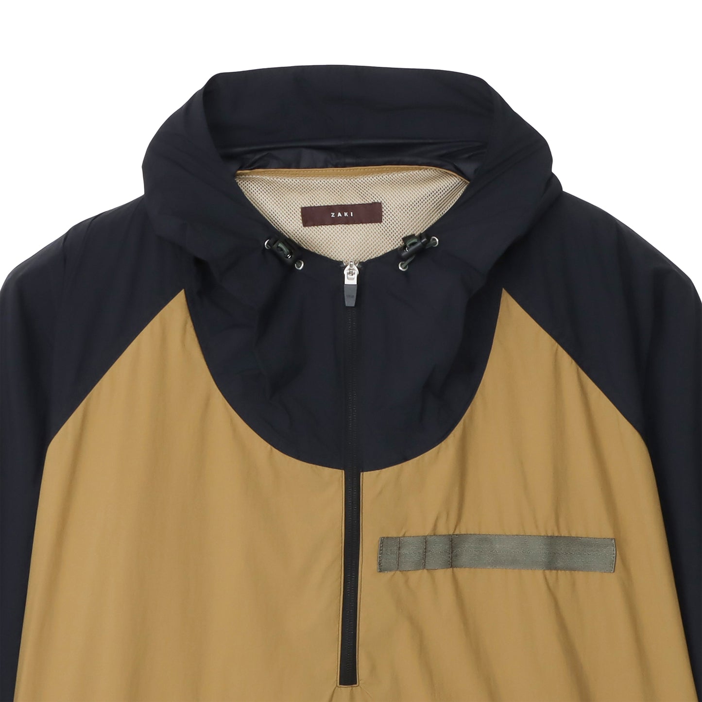 ZAKI-J0001 / ZAKI ANORAK / BLACK×BEIGE