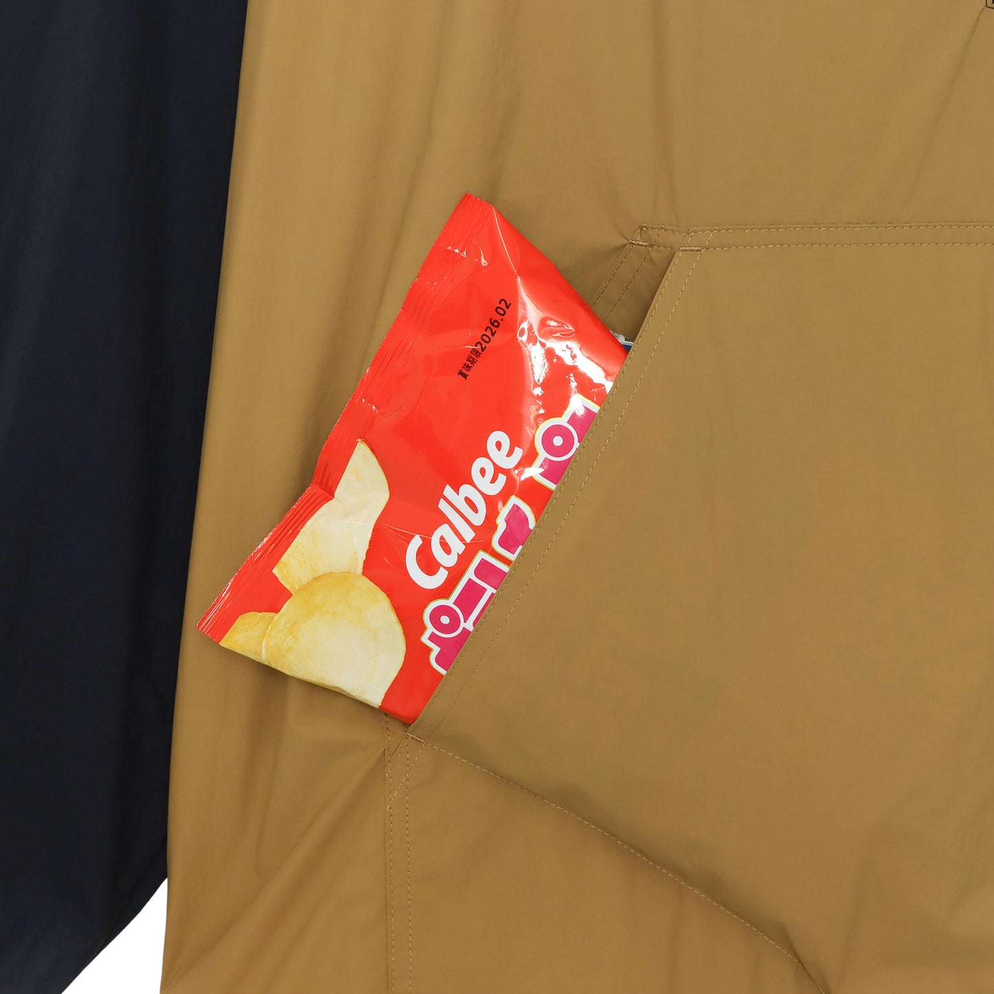 ZAKI-J0001 / ZAKI ANORAK / BLACK×BEIGE