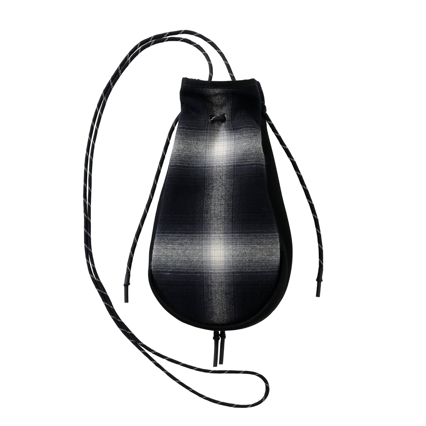 ZAKI-YIA0001 / ZAKI POUCH Handmade by 吉岡衣料店 / BLACK CHECK