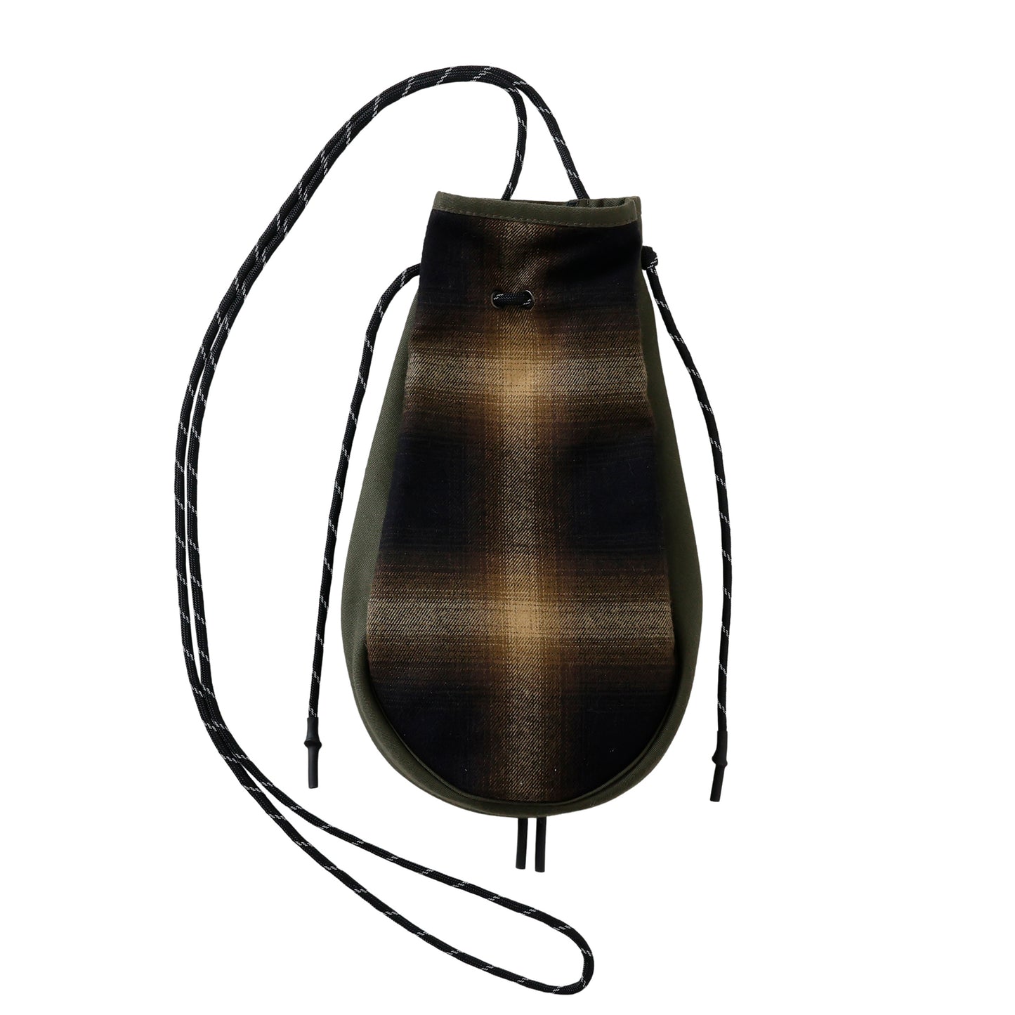 ZAKI-YIA0001 / ZAKI POUCH Handmade by 吉岡衣料店 / OLIVE CHECK