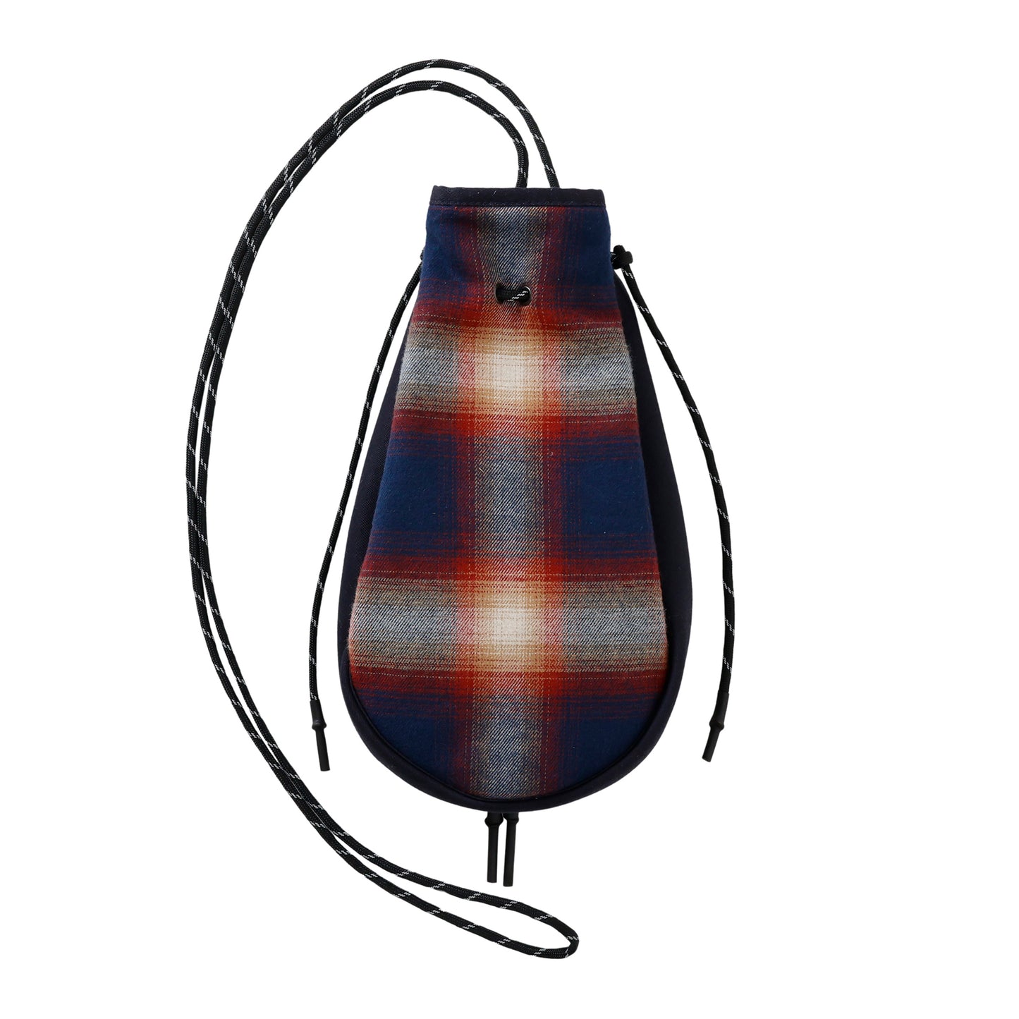 ZAKI-YIA0001 / ZAKI POUCH Handmade by 吉岡衣料店 / RED&NAVY CHECK