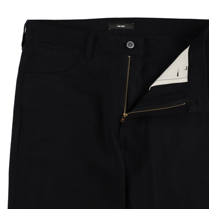 THE-SGP0001 / SNEAKER CUT JEAN / BLACK